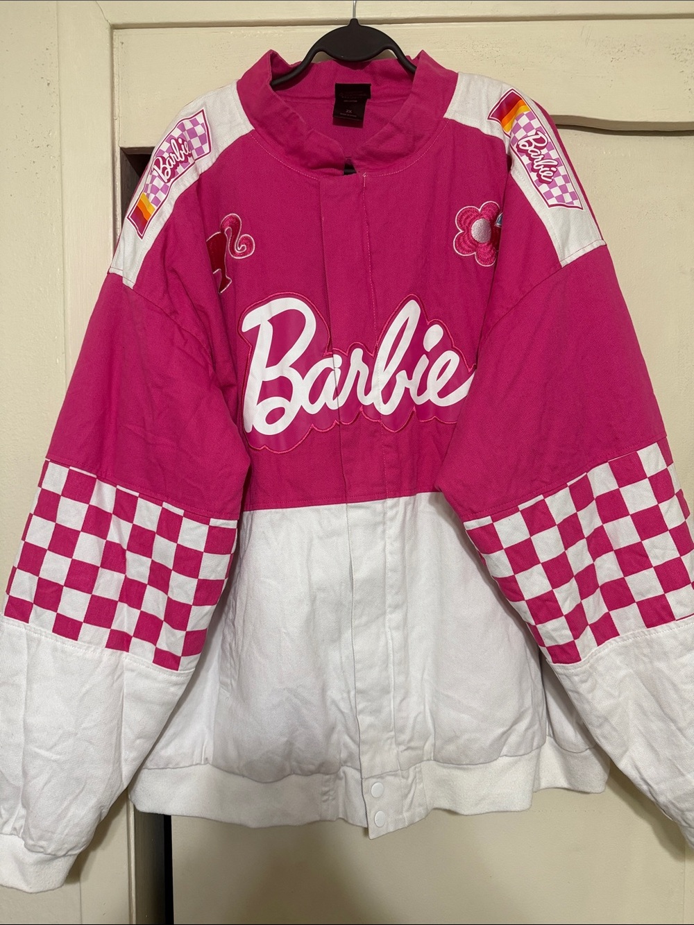 Barbie Checkered Racing Jacket - BoxLunch Exclusive - Picture 3 of 6